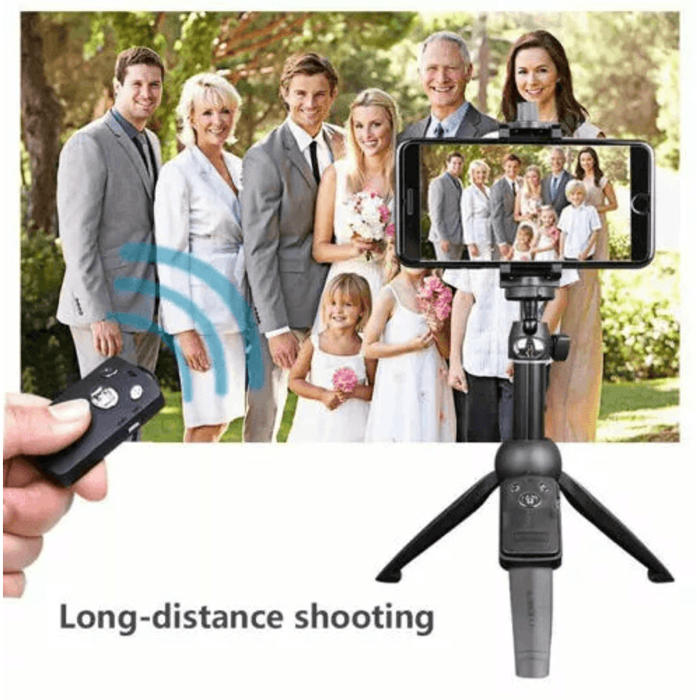 Selfie Stick Tripod With Bluetooth Remote For IPhone And Android Extendable Lightweight Portable Tr 1