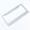 2PCS Chrome Stainless Steel License Plate Frame Set RustProof Metal Tag Covers With Screw Caps For 5