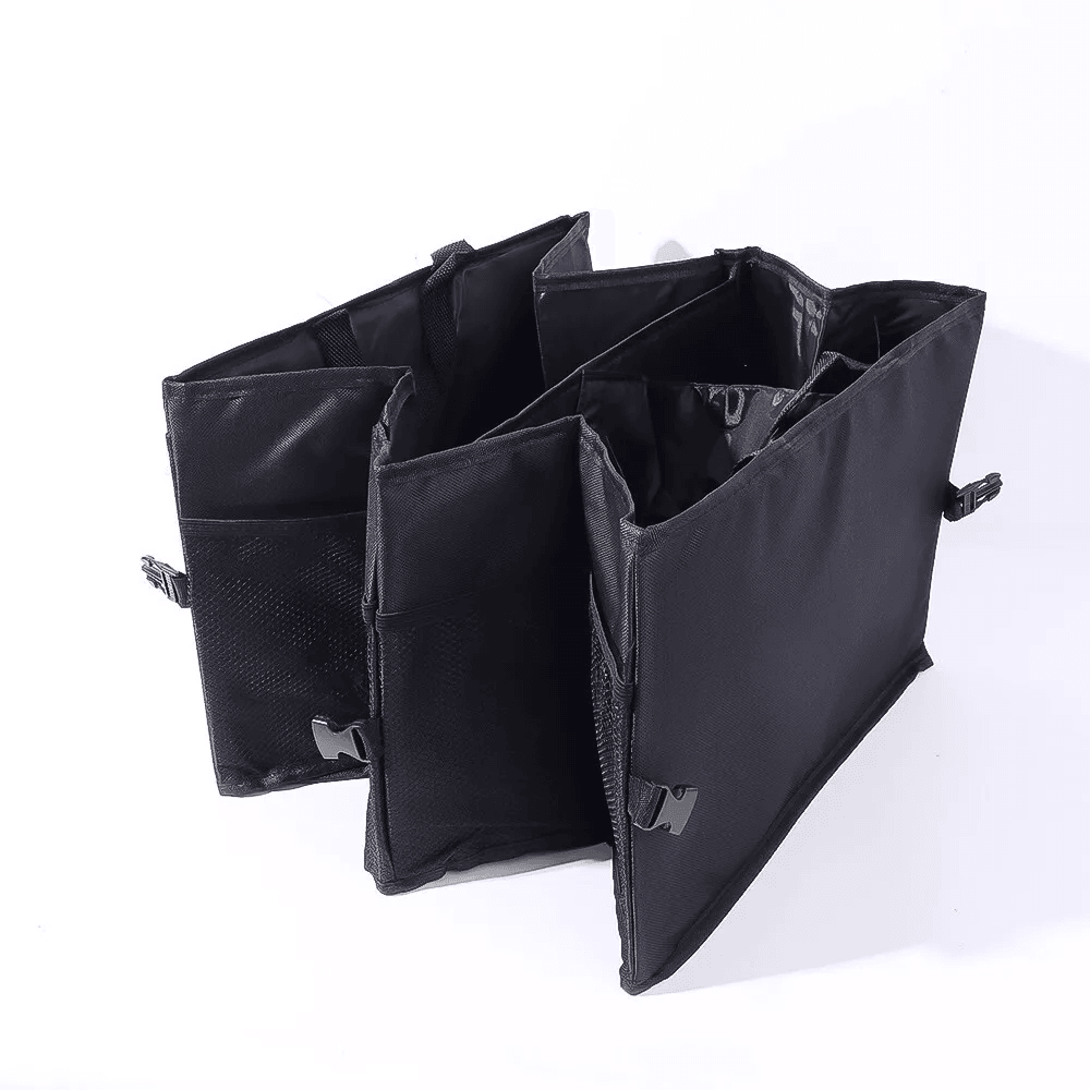 Heavy Duty Trunk Cargo Organizer Folding Storage Bin 40L For Car Truck SUV Waterproof Collapsible 7
