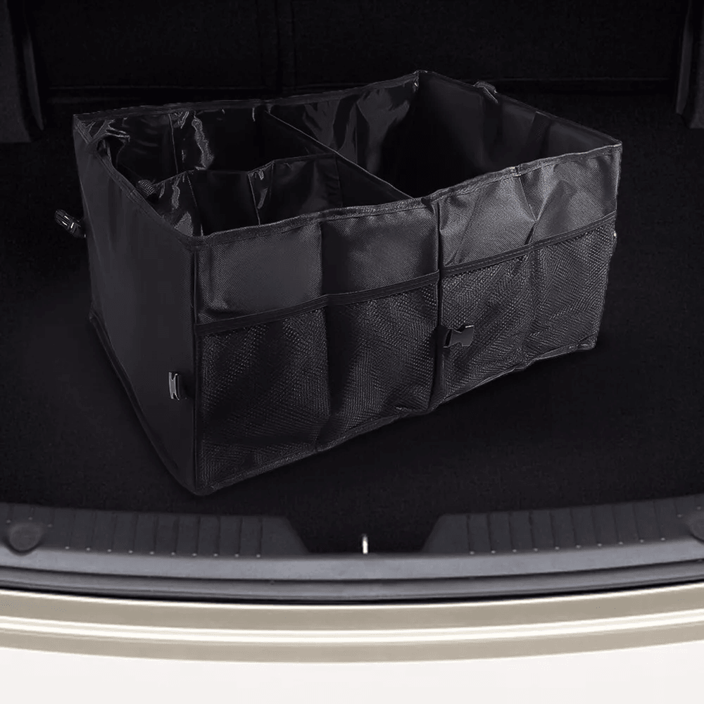 Heavy Duty Trunk Cargo Organizer Folding Storage Bin 40L For Car Truck SUV Waterproof Collapsible 8