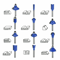 Carbon Milling Cutter Router Bit Set Tungsten Carbide Router With Shank For Woodworking And DIY Pro 2