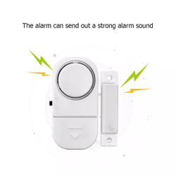 wireless home security alarm, door window magnetic sensor burglar alert system