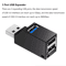 2 Pcs USB 30 Hub 3Port High Speed Splitter Adapter Box For PC Laptop Desktop Portable Plug And Play 6
