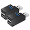 2 Pcs USB 30 Hub 3Port High Speed Splitter Adapter Box For PC Laptop Desktop Portable Plug And Play 7