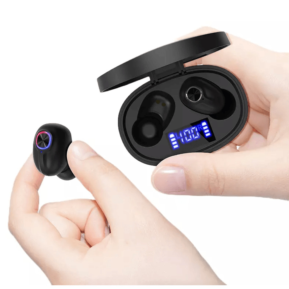 Wireless TWS Bluetooth Earbuds With Noise Cancelling Mic Waterproof Stereo Headphones Smart LCD Dis 18