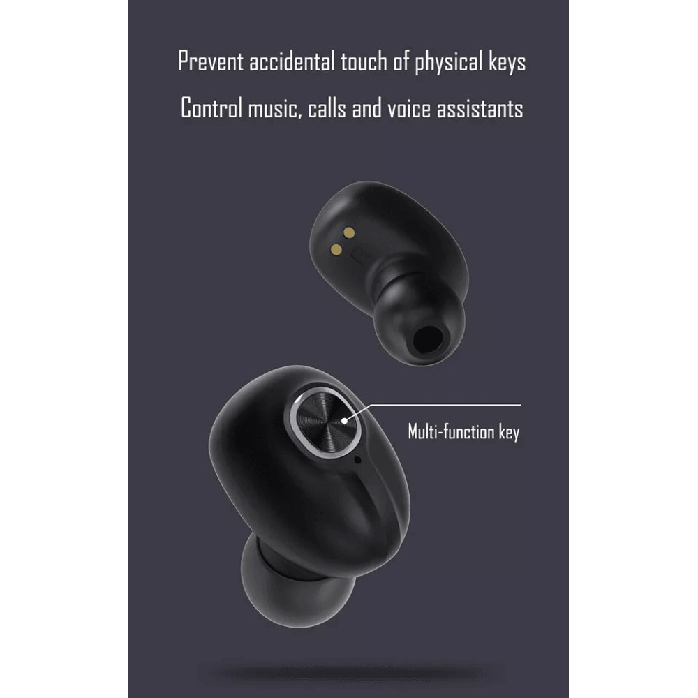 Wireless TWS Bluetooth Earbuds With Noise Cancelling Mic Waterproof Stereo Headphones Smart LCD Dis 7
