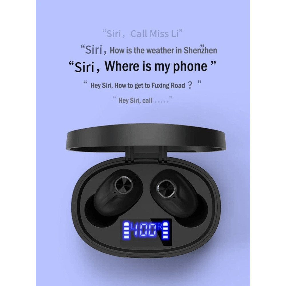 Wireless TWS Bluetooth Earbuds With Noise Cancelling Mic Waterproof Stereo Headphones Smart LCD Dis 11