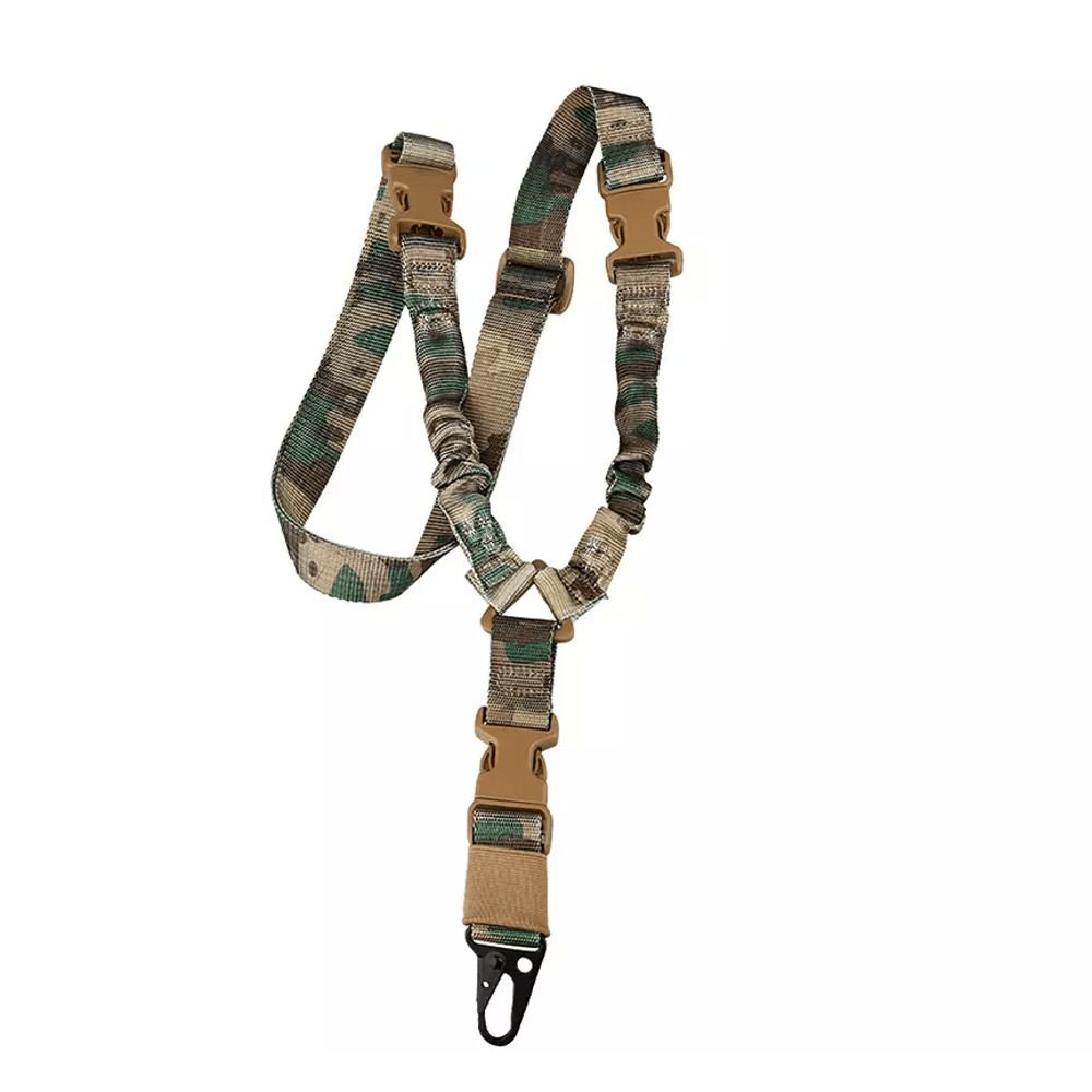 Tactical One Point Gun Sling Heavy Duty Adjustable Rifle Strap With Quick Detach QD Buckle 0