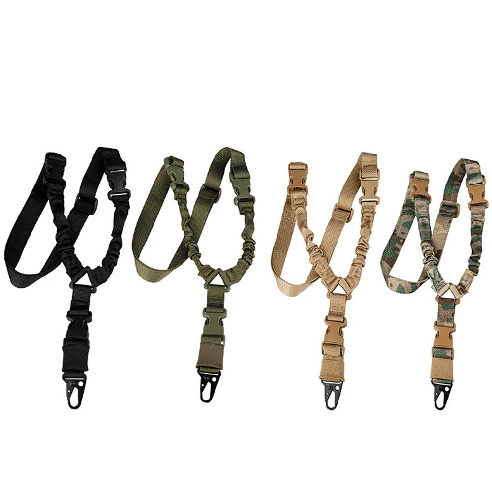 Tactical One Point Gun Sling Heavy Duty Adjustable Rifle Strap With Quick Detach QD Buckle 2