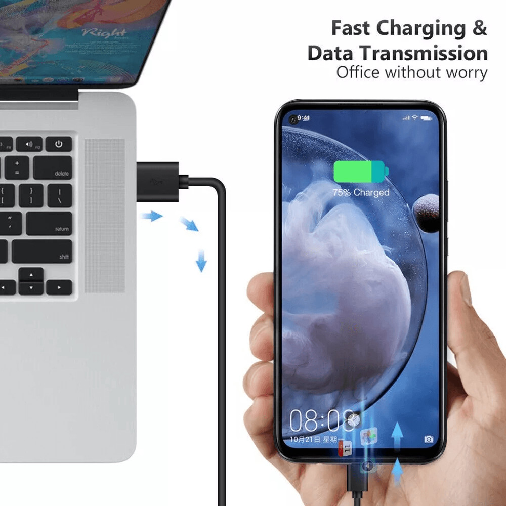 Bulk Wholesale USBA To Type C Charging Cable Pack Fast Charge Cord With Quick Charger Support For A 4