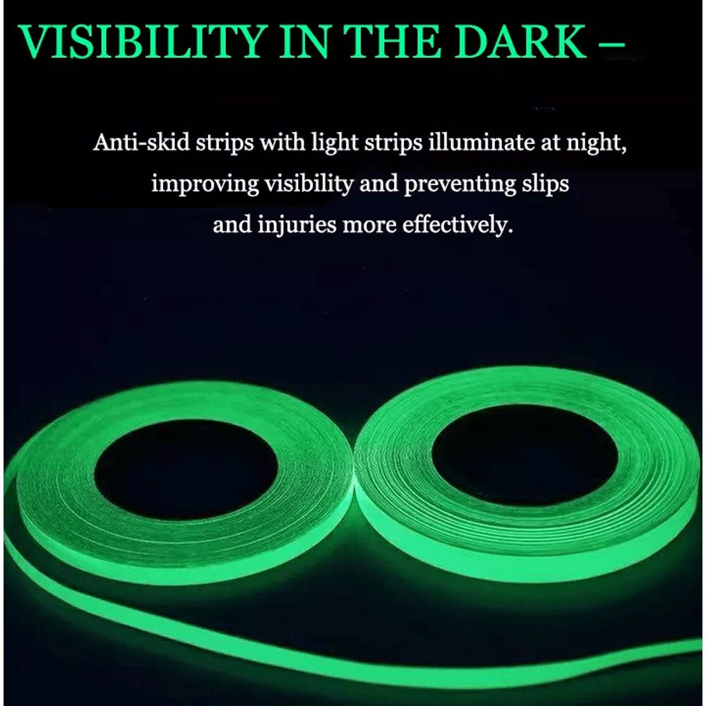Luminous Tape Self Adhesive Glow In The Dark Wall Sticker Fluorescent Light For Home Decor 3