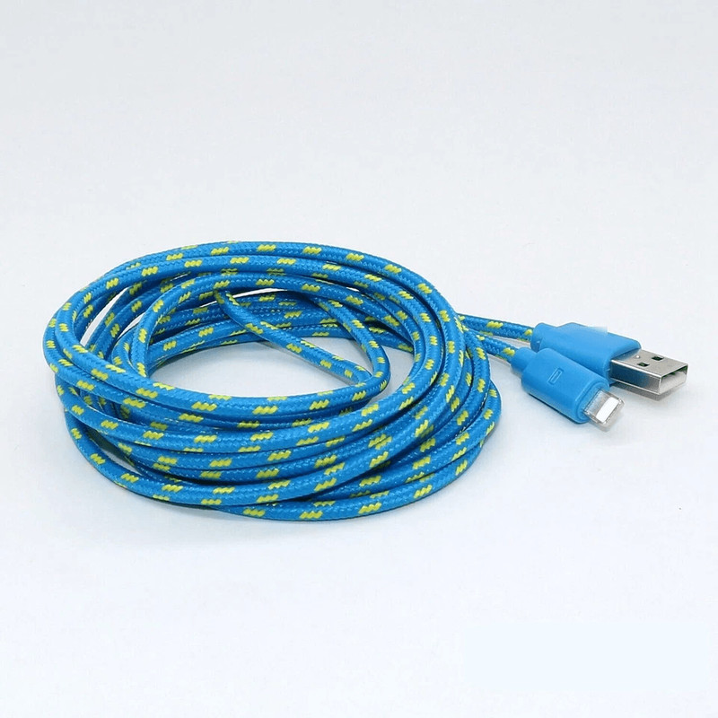 Heavy Duty Pack IPhone Charging Cables Nylon Braided USB Charger Cord For Apple IPhoneiPad Fast Cha 7