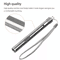 Stainless Steel Torch Pen Light USB Rechargeable LED Mini Tactical Flashlight For Emergency Inspect 6