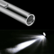 Stainless Steel Torch Pen Light USB Rechargeable LED Mini Tactical Flashlight For Emergency Inspect 12