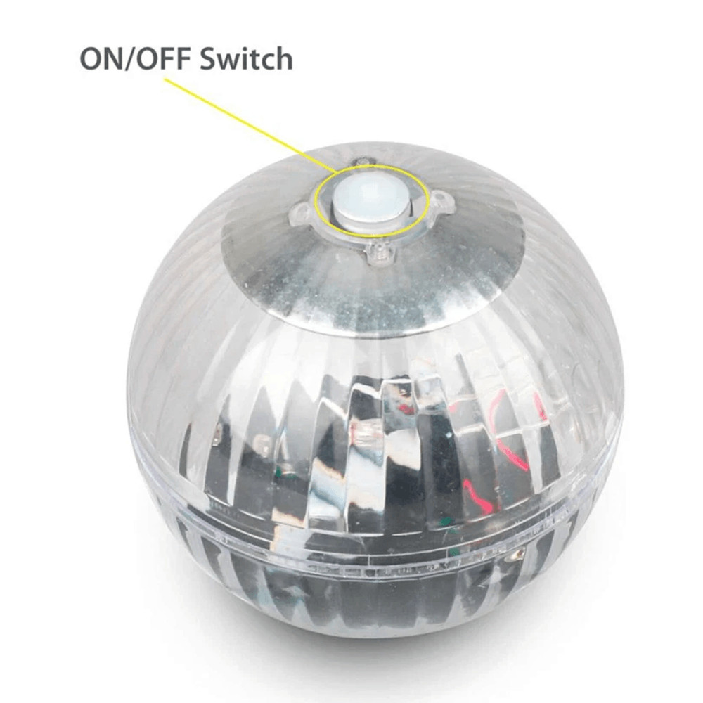 Rotating RGB Outdoor Solar LED Floating Light Waterproof Garden Pond Pool Lamp For Night Lighting 14