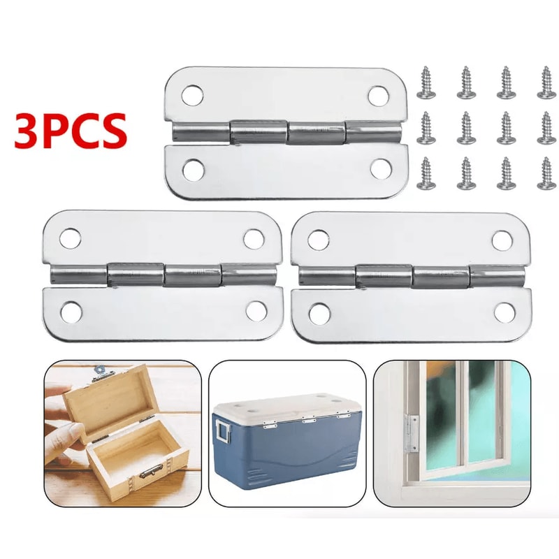 Stainless Steel Cooler Hinges Screws For Igloo Ice Chest Parts Replacement Kit 0