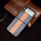 For Samsung Galaxy Z Flip 3 5G Slim Leather Folding Shockproof Case Cover 2