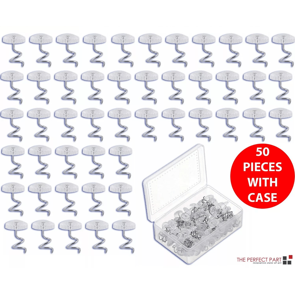 Clear Head Upholstery Tacks Headliner Pins Pack Twist Pins For Bed Sofa Chair Covers  Car Headliner 0