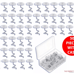 clear head upholstery tacks headliner pins, pack twist pins for bed, sofa, chair covers & car headliners