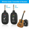 UHF Guitar Wireless System Transmitter And Receiver With Builtin Rechargeable Battery Long Range Pr 2