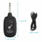 UHF Guitar Wireless System Transmitter And Receiver With Builtin Rechargeable Battery Long Range Pr 10