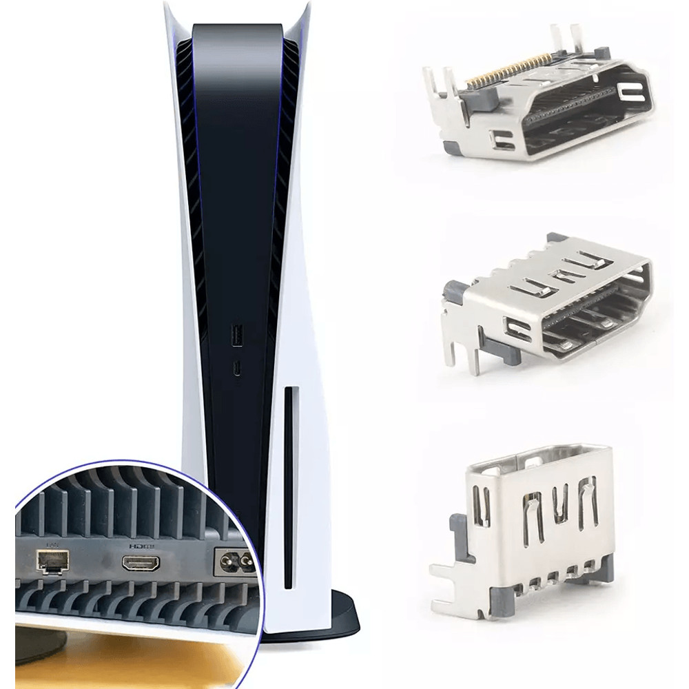 OEM HDMI Port Connector Socket Replacement For Sony PlayStation 5 PS5 Console Durable OEM HDMI Jack 2