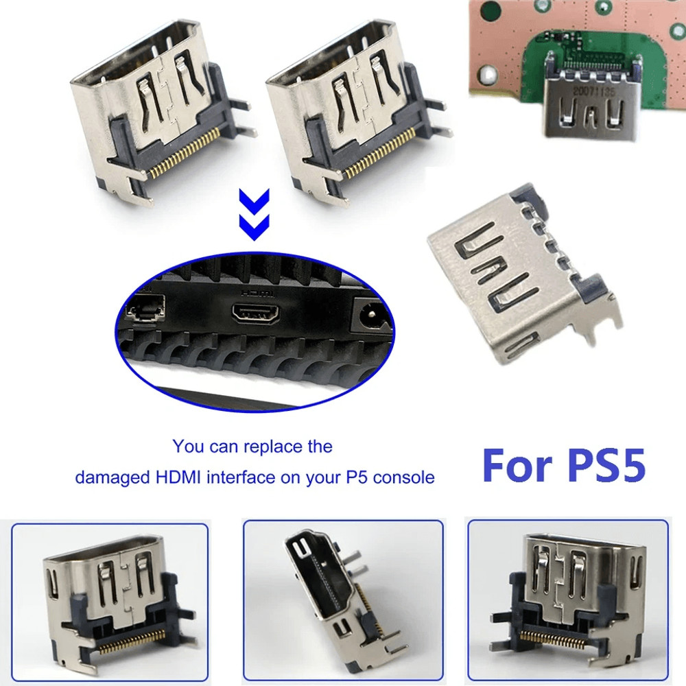 OEM HDMI Port Connector Socket Replacement For Sony PlayStation 5 PS5 Console Durable OEM HDMI Jack 5