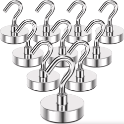 strong magnetic hook hangers n52 neodymium dia clamping magnets for storage, organizing & hanging