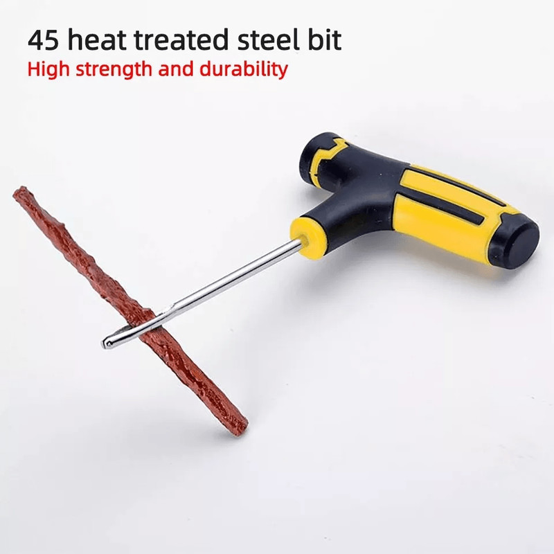 Tire Repair Kit Heavy Duty DIY Flat Tire Plug Patch Set For Car Truck Motorcycle SUV ATV  Home Gara 7