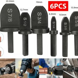 hvac flaring tube expander kit, swaging tool drill bit set for air conditioner copper pipe installation