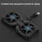 Foldable Slim Dual USB Cooling Fan Pad Quiet Cooler Stand For Laptop PC Notebook With Adjustable Sp 5
