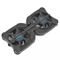 Foldable Slim Dual USB Cooling Fan Pad Quiet Cooler Stand For Laptop PC Notebook With Adjustable Sp 13