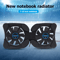 Foldable Slim Dual USB Cooling Fan Pad Quiet Cooler Stand For Laptop PC Notebook With Adjustable Sp 2