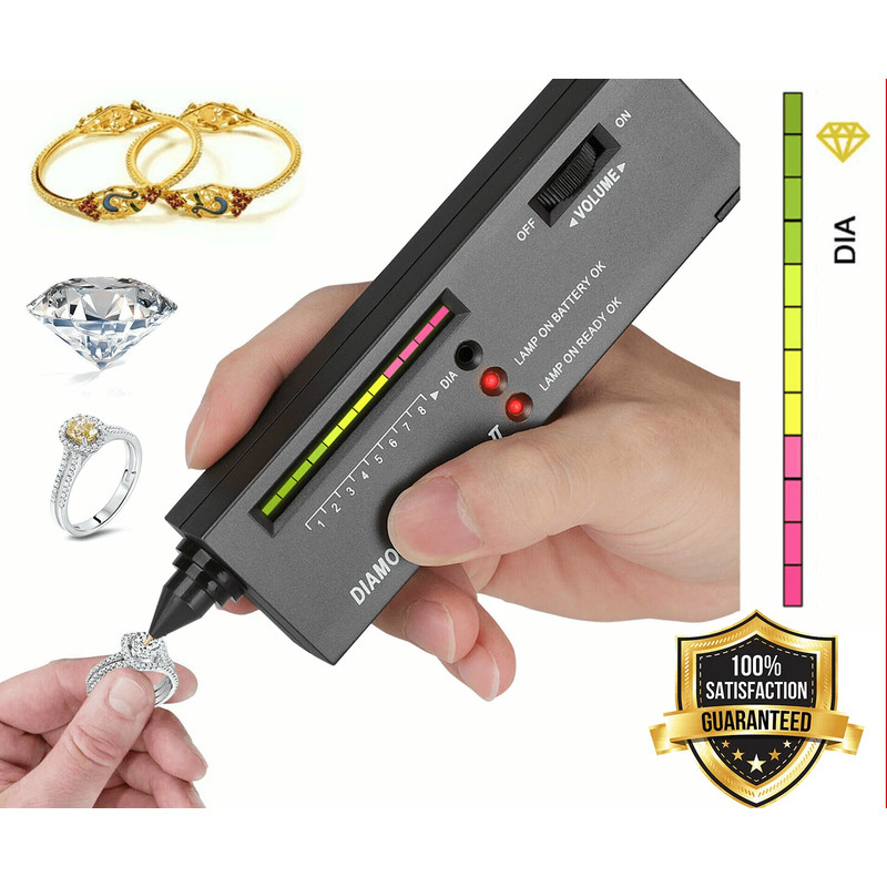 Professional Portable Diamond Tester Selector Illuminated Jewelry Multi Gemstone Testing Tool Kit 0
