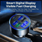 5 USB Port Super Fast Car Charger Adapter 150W MultiPort Fast Charging For IPhone Samsung Android 15