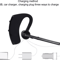 Wireless Bluetooth Headset With Noise Cancelling Mic Ideal Earpiece For Truck Drivers Call Centers 9