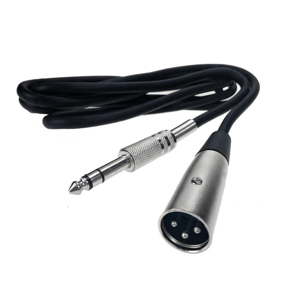 XLR 3Pin Male To 14 TS Plug Mono Microphone Cable Unbalanced Shielded Audio Cord For Mixer Amplifie 3