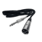 XLR 3Pin Male To 14 TS Plug Mono Microphone Cable Unbalanced Shielded Audio Cord For Mixer Amplifie 3