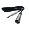 XLR 3Pin Male To 14 TS Plug Mono Microphone Cable Unbalanced Shielded Audio Cord For Mixer Amplifie 3