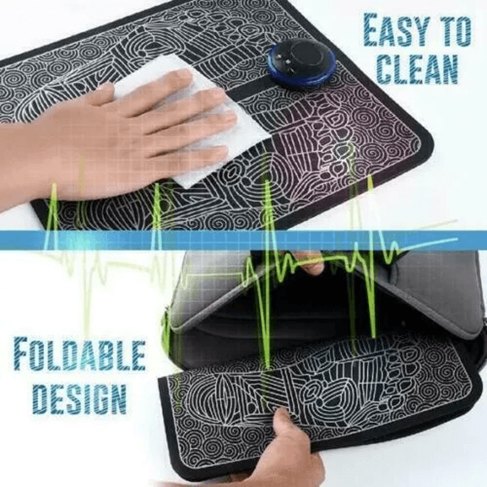 Electric EMS Foot Massager Pad Leg Reshaping Muscle Relaxation  Deep Kneading Pain Relief Machine F 5