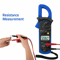 Digital Multimeter Tester AC DC Volt Ohm Amp Clamp Meter Auto Range Handheld With LCD Display Carr 8