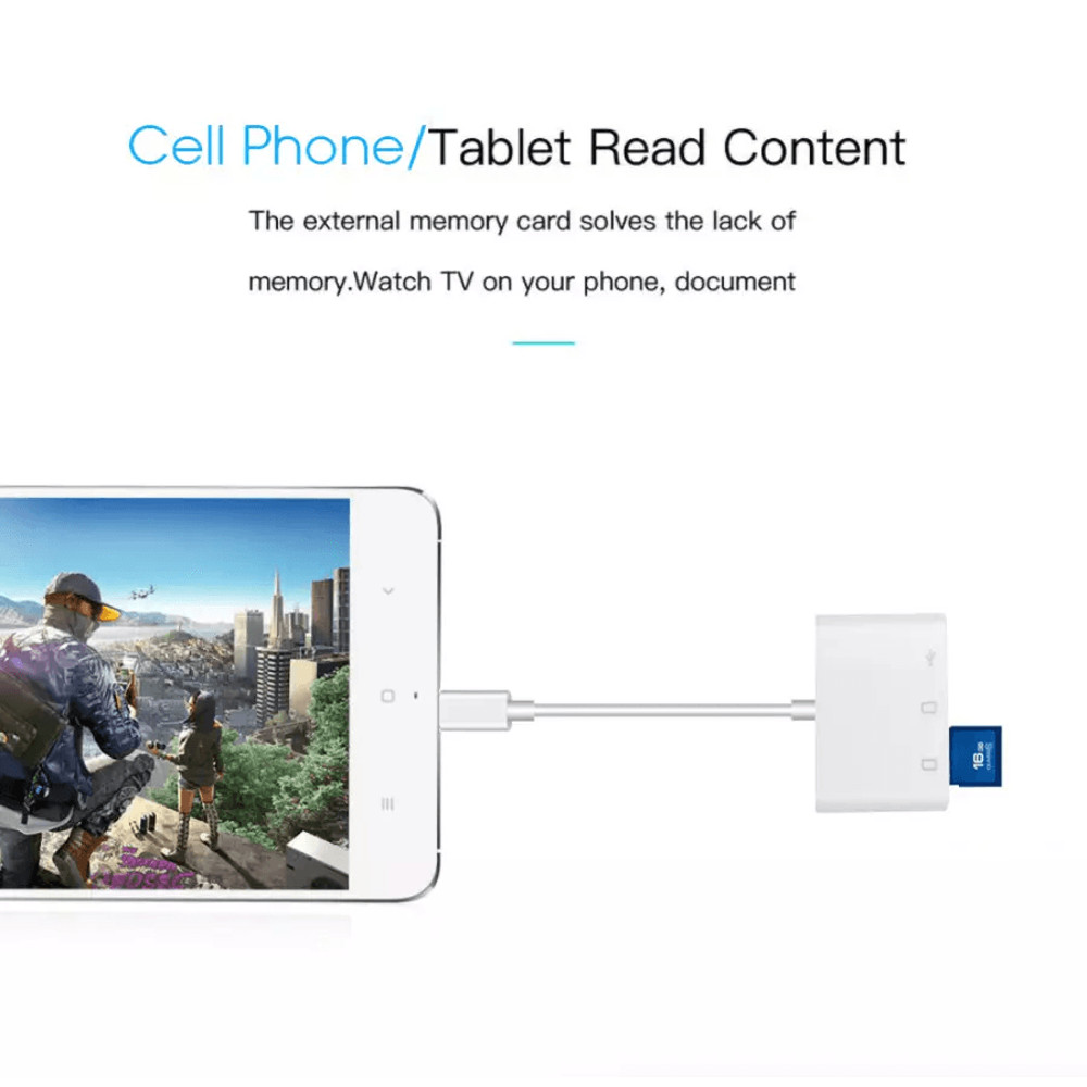 USB Hub Converter TypeC Adapter SD Card Reader For MacBook Pro Laptop Chromebook USBC Devices 9