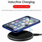 Wireless Charger Fast Charge Pad Qi Charging Station For IPhone Samsung AirPods CaseFriendly Portab 1