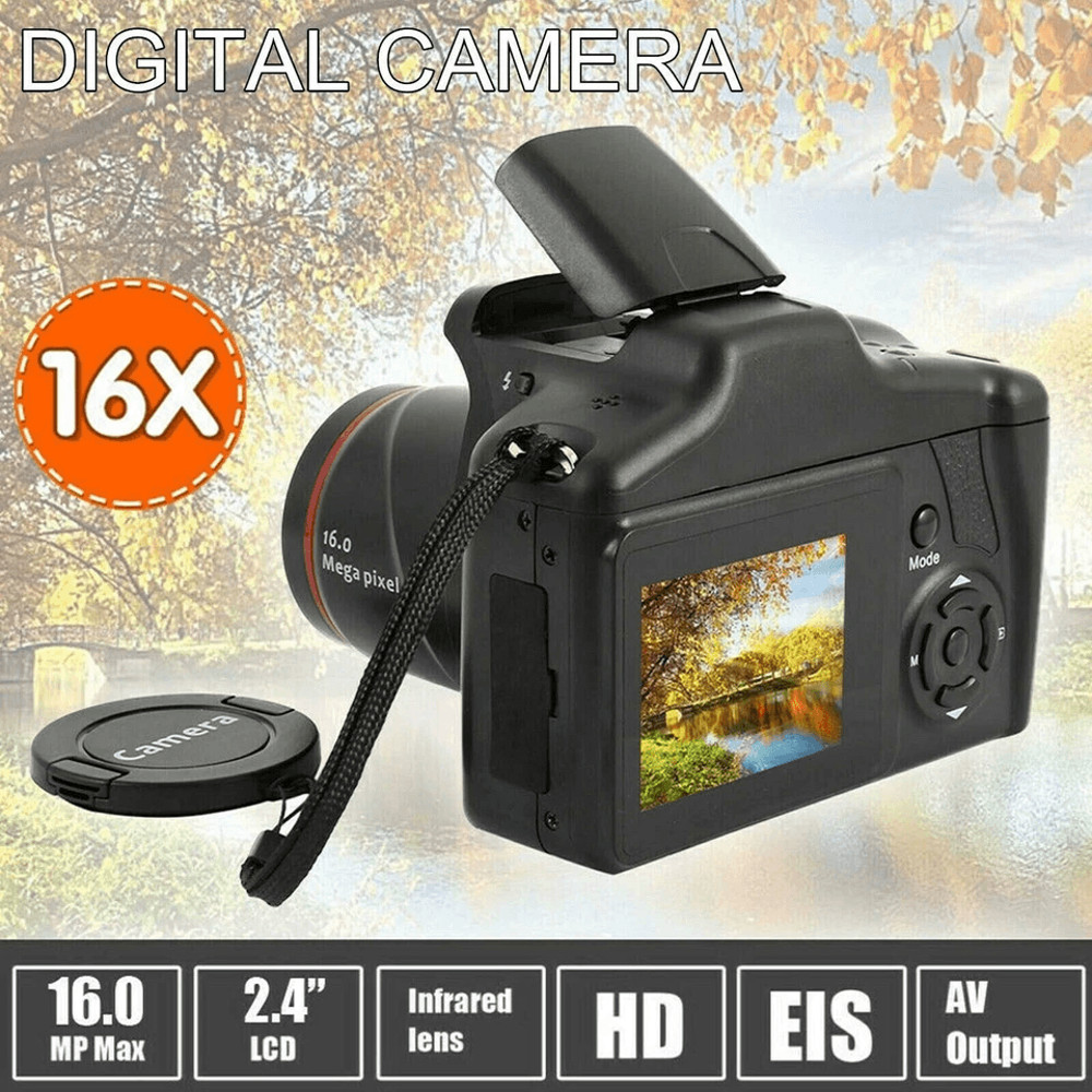 Digital Camera With TFT LCD Screen 16X Zoom HD Recording AntiShake Mic Lightweight Travel Camera 1
