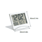 Digital Travel Alarm Clock Compact Foldable LCD Clock With Temperature Display Timer For Desk Home 9