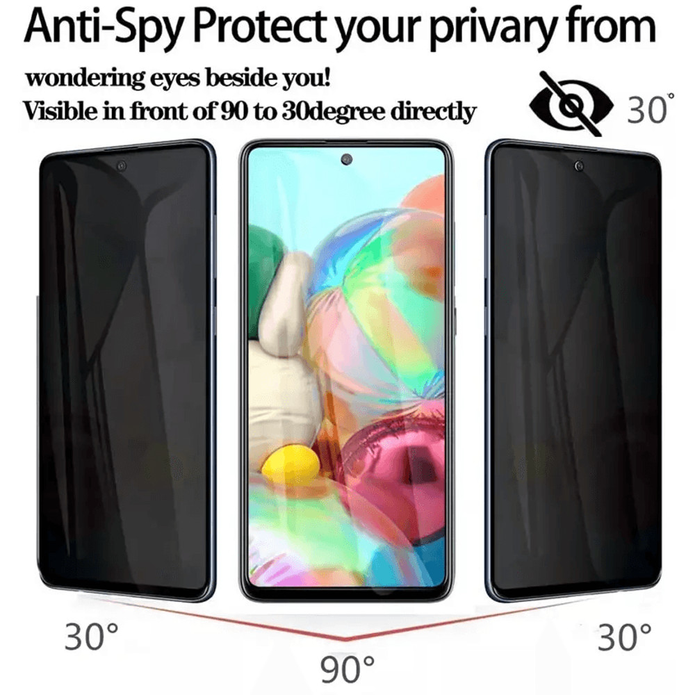 AntiSpy Tempered Glass Screen Protector For Samsung Galaxy S21 Ultra 5G Privacy Shield ScratchResis 4