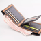 Mens Bifold Leather Credit ID Card Holder Wallet Slim Purse With 6 Card Slots ID Window Genuine Le 2