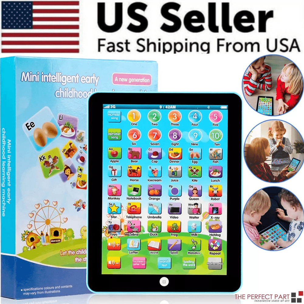 2024 NEW Educational Learning Toys For Kids Toddlers Interactive Touch Sound Learning Tablet For B 0