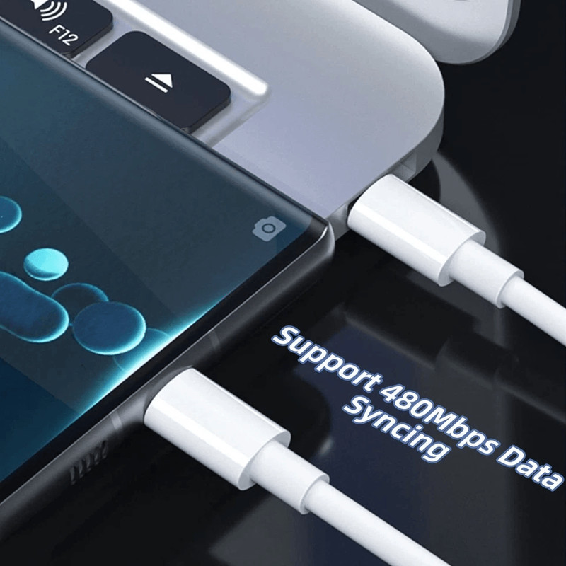 Type C Charging Cord USBC To USBC Cable Fast Charge Sync Rapid Charger For Tablets Phones And Lapt 12