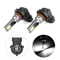 9005 9006 LED Headlights Kit Combo Bulbs 8000K High Low Beam Super White Bright 300 Brighter Plug 6